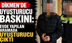 Dikmen'de uyuşturucu baskını: Evde yapılan aramada uyuşturucu çıktı