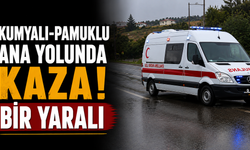 Kumyalı-Pamuklu ana yolunda kaza…Bir yaralı