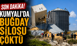 Kumyalı’da buğday silosu çöktü