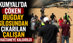 Kumyalı’da çöken buğday silosundan çıkarılan çalışan hastaneye kaldırıldı