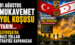 "01 Ağustos Mukavemet Yol Koşusu" yarın…Lefkoşa’da bazı yollar trafiğe kapanacak