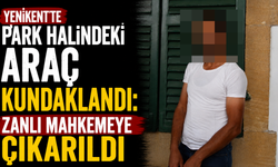 Yenikent'te Park Halindeki Araç Kundaklandı: Zanlı Mahkemeye Çıkarıldı