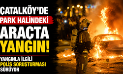 Çatalköy’de park halindeki araçta yangın…
