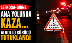 Lefkoşa-Girne ana yolunda kaza… Alkollü sürücü tutuklandı