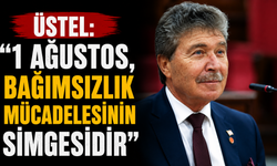 Üstel: “1 Ağustos, bağımsızlık mücadelesinin simgesidir”