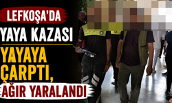 Lefkoşa'da Yaya Kazası
