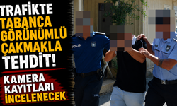 Trafikte Tabanca Görünümlü Çakmakla Tehdit!