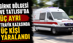 Girne bölgesi ve Tatlısu’da üç ayrı trafik kazasında üç kişi yaralandı