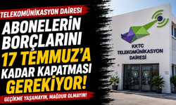 Telekomünikasyon Dairesi, abonelerin 17 Temmuz'a kadar borçlarını kaptması gerektiğini duyurdu