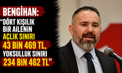 Bengihan: “Dört kişilik bir ailenin açlık sınırı 43 bin 469, yoksulluk sınırı 234 bin 462 TL”