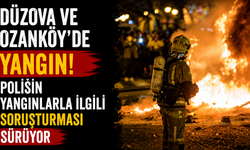 Düzova ve Ozanköy’de yangın
