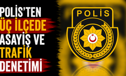 Polis'ten üç ilçede asayiş ve trafik denetimi