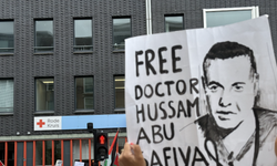 Amsterdam'da Filistin'e destek yürüyüşü düzenlendi