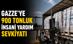 Gazze’ye 900 tonluk insani yardım sevkiyatı
