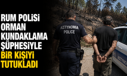 Rum polisi orman kundaklama şüphesiyle bir kişiyi tutukladı