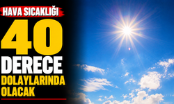 Hava sıcaklığı 40 derece dolaylarında olacak