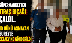 Süpermarketten tıraş bıçağı çaldı