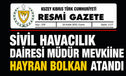 Sivil Havacılık Dairesi Müdür mevkiine Hayran Bolkan atandı