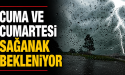 Cuma ve cumartesi sağanak bekleniyor