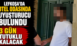 Lefkoşa’da otel odasında uyuşturucu bulundu