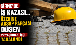 Girne’de iş kazası... Üzerine ahşap parçası düşen 22 yaşındaki işçi yaralandı