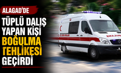 Alagadi’de tüplü dalış yapan kişi boğulma tehlikesi geçirdi