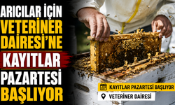 Arıcılar için Veteriner Dairesi’ne kayıtlar pazartesi başlıyor