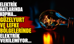 Elektrik hatlarında kopma...Güzelyurt ve Lefke bölgelerinde elektrik verilemiyor...