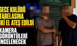 Gece kulübü tabelasına iki el ateş edildi