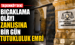 Taşkınköy’deki bıçaklama olayı zanlısına bir gün tutukluluk emri