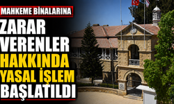 Mahkeme binalarına zarar verenler hakkında yasal işlem başlatıldı