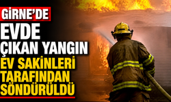Girne’de evde çıkan yangın ev sakinleri tarafından söndürüldü