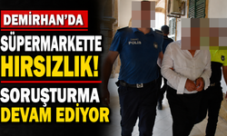 Demirhan'da süpermarkette hırsızlık! Soruşturma devam ediyor