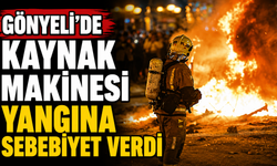 Gönyeli’de kaynak makinesi yangına sebebiyet verdi