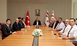 Erhürman Deniz Kazaları İnceleme Daire Başkanı Durali İşler ve beraberindeki heyeti kabul etti