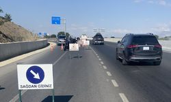 Lefkoşa Kuzey Çevre Yolu'nun bir bölümü trafiğe kapatıldı
