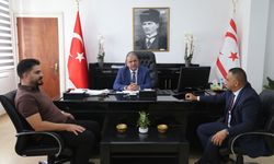 Bakan Sucuoğlu, Gazimağusa Birleşik Taksiciler Birliği heyetini kabul etti