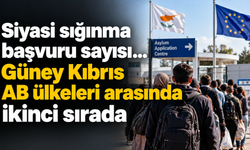 Siyasi sığınma başvuru sayısı... Güney Kıbrıs AB ülkeleri arasında ikinci sırada