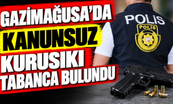 Gazimağusa’da kanunsuz kurusıkı tabanca bulundu