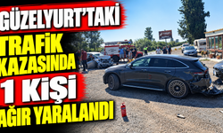 Güzelyurt’taki trafik kazasında 1 kişi ağır yaralandı