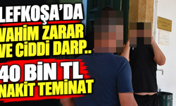 Lefkoşa’da vahim zarar ve ciddi darp