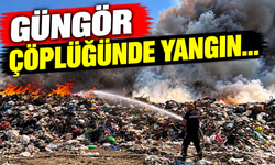Güngör Çöplüğünde yangın...