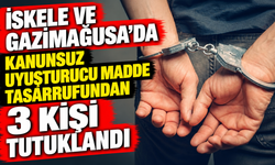 İskele ve Gazimağusa’da kanunsuz uyuşturucu madde tasarrufundna 3 kişi tutuklandı