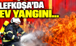 Lefkoşa’da ev yangını…
