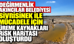Değirmenlik Akıncılar Belediyesi sivrisinek ile mücadele için üreme kaynakları risk haritası oluşturdu