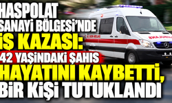 Haspolat Sanayi Bölgesi’nde iş kazası: 42 yaşındaki şahıs hayatını kaybetti, bir kişi tutuklandı