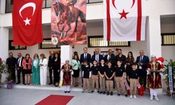 Yeniden inşa edilen Yeşilyurt İlkokulu törenle açıldı