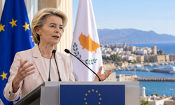 Leyen'den Güney Kıbrıs'a "AB ile Orta Doğu arasındaki hayati köprü" nitelemesi