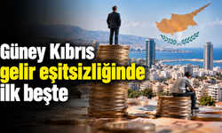 Güney Kıbrıs gelir eşitsizliğinde ilk beşte