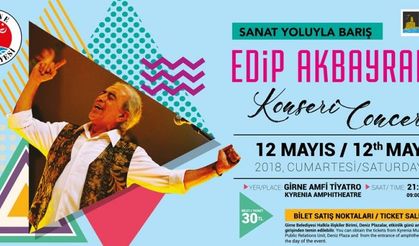 Edip Akbayram Girne'de konser verecek...
